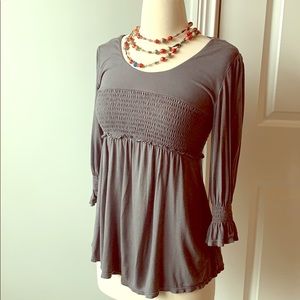 Calvin Klein peasant top